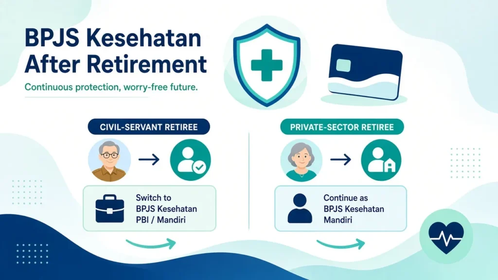 Ilustrasi mengurus BPJS Kesehatan setelah pensiun untuk PNS dan swasta.