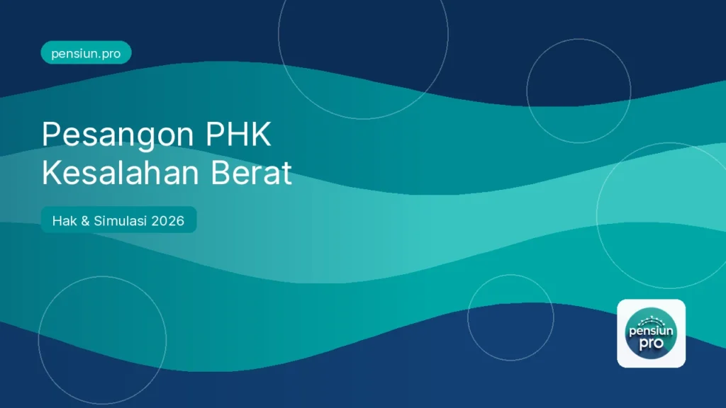 Ilustrasi hak pesangon PHK karena kesalahan berat — pensiun.pro